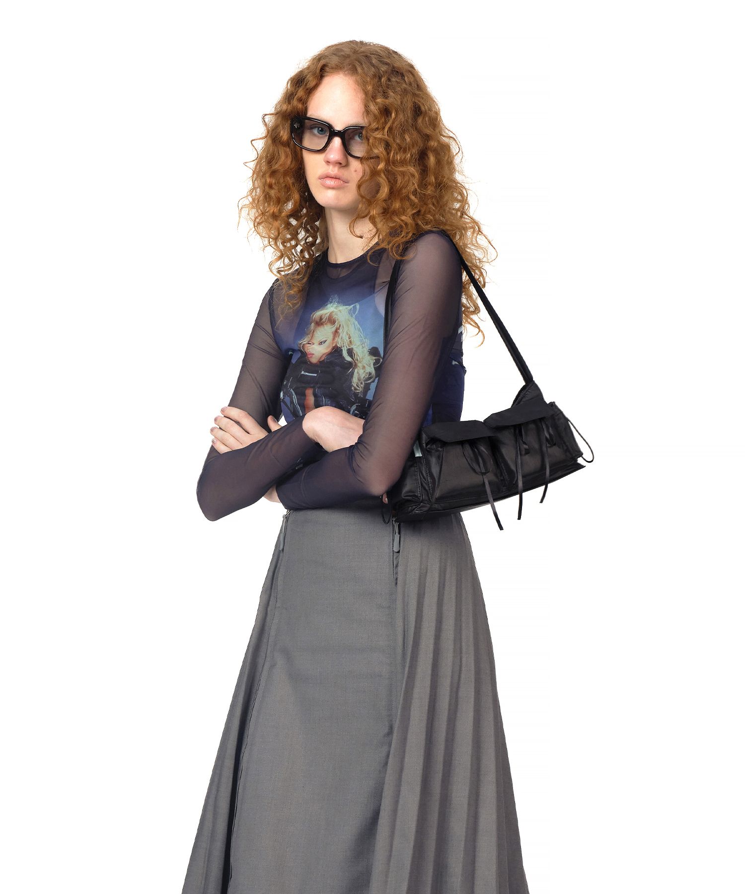 ★送料・関税込★FENNEC★RIBBON POCKET BAG★バッグ★ MUSINSA | fennec RIBBON POCKET BAG - BLACK