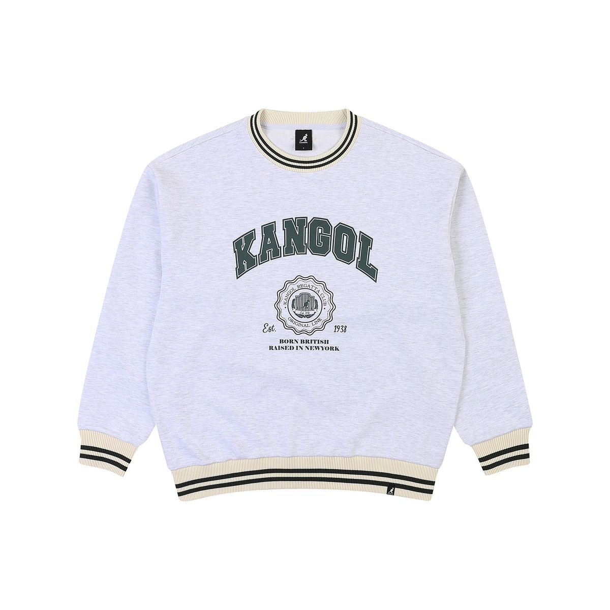 캉골(KANGOL) 레가타 클럽 스웨트셔츠 1746 멜란지그레이