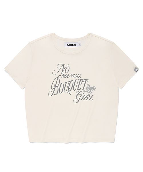 Tシャツ・カットソー KIRSH Bouquet Girl Graphic T-Shirt Ivory MUSINSA | KIRSH Bouquet Girl Graphic T-Shirt [Ivory]