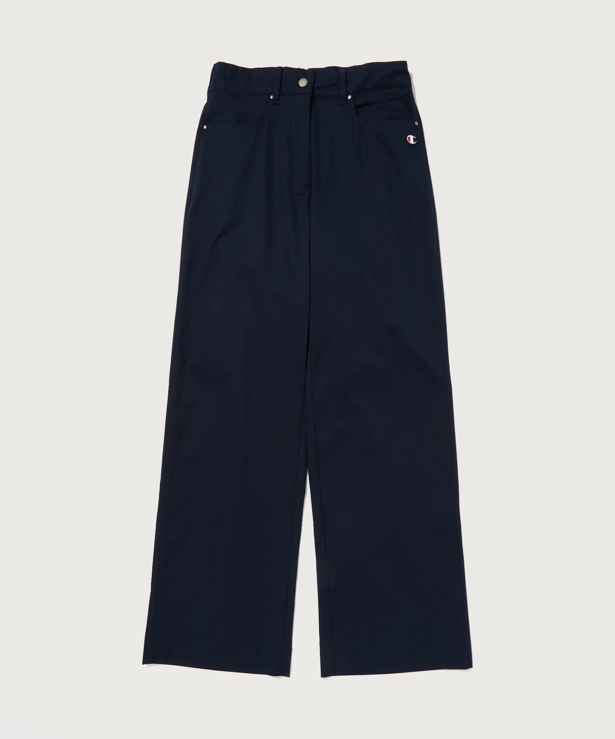 챔피온(CHAMPION) 여성 스트레치 코튼 트윌 스트레이트 팬츠 Normal Navy