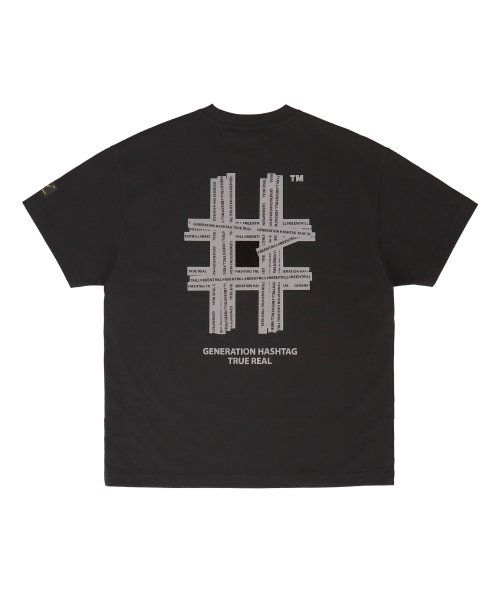 BEENTRILL■Reflective Hashtag OverFit T-Shirt■送料込 MUSINSA公式 | BEENTRILL NEWYORK Reflective Hashtag Overfit