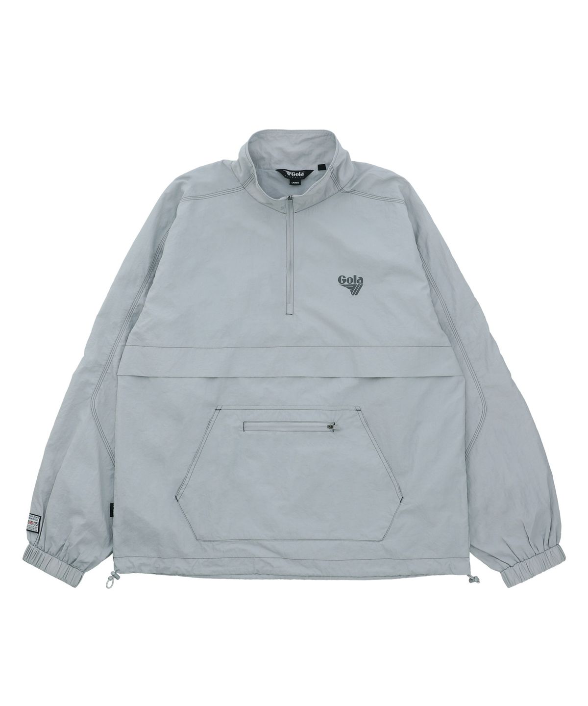 골라(GOLA) LINE STITCH POINT ANORACK [LIGHT GRAY]