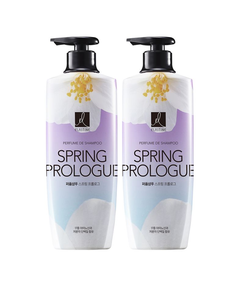 스프링 프롤로그 퍼퓸 샴푸 600ml x 2pack