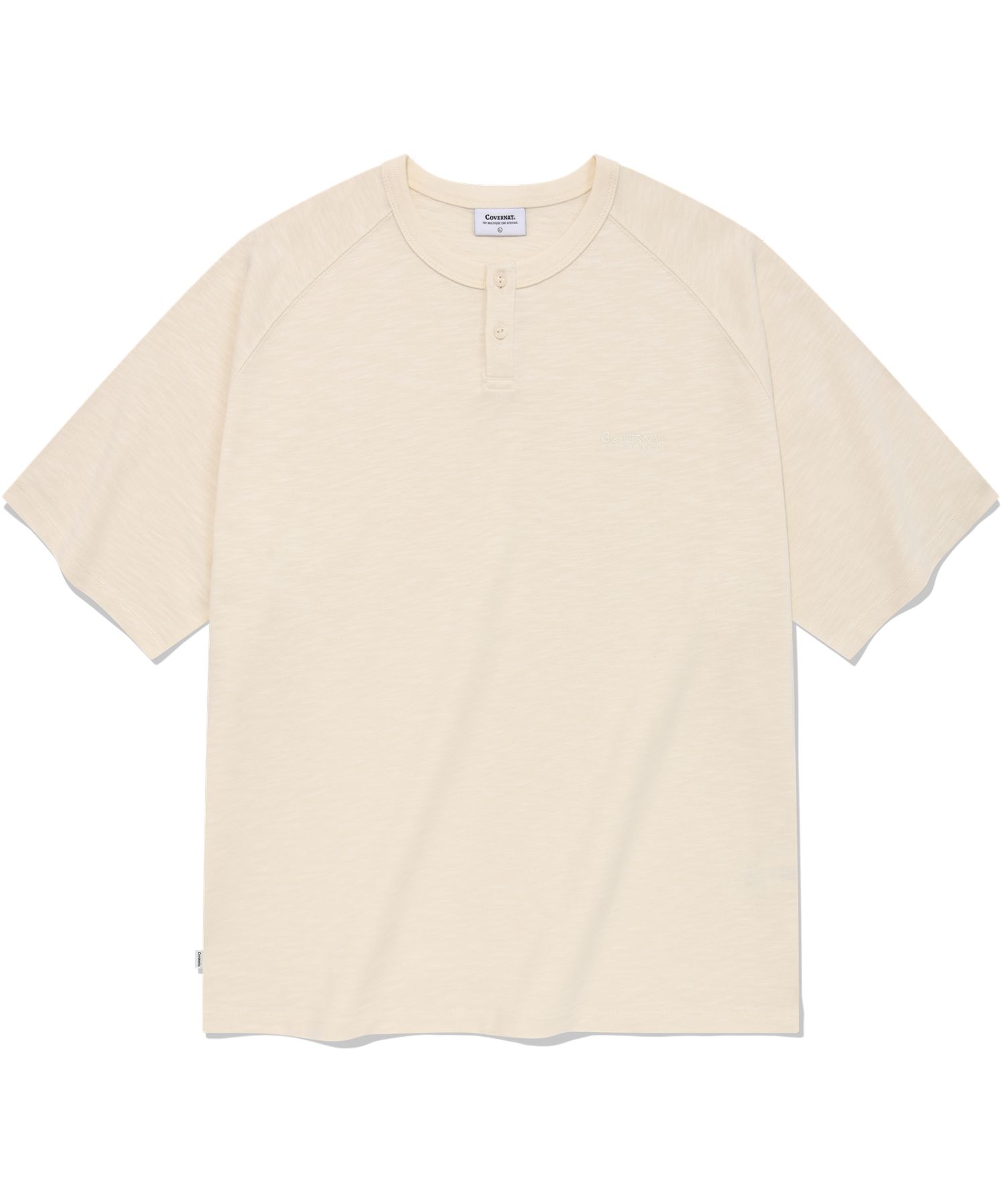 Tシャツ・カットソー COVERNAT Slub henley neck t-shirt ivory MUSINSA | COVERNAT Slub henley neck t-shirt ivory