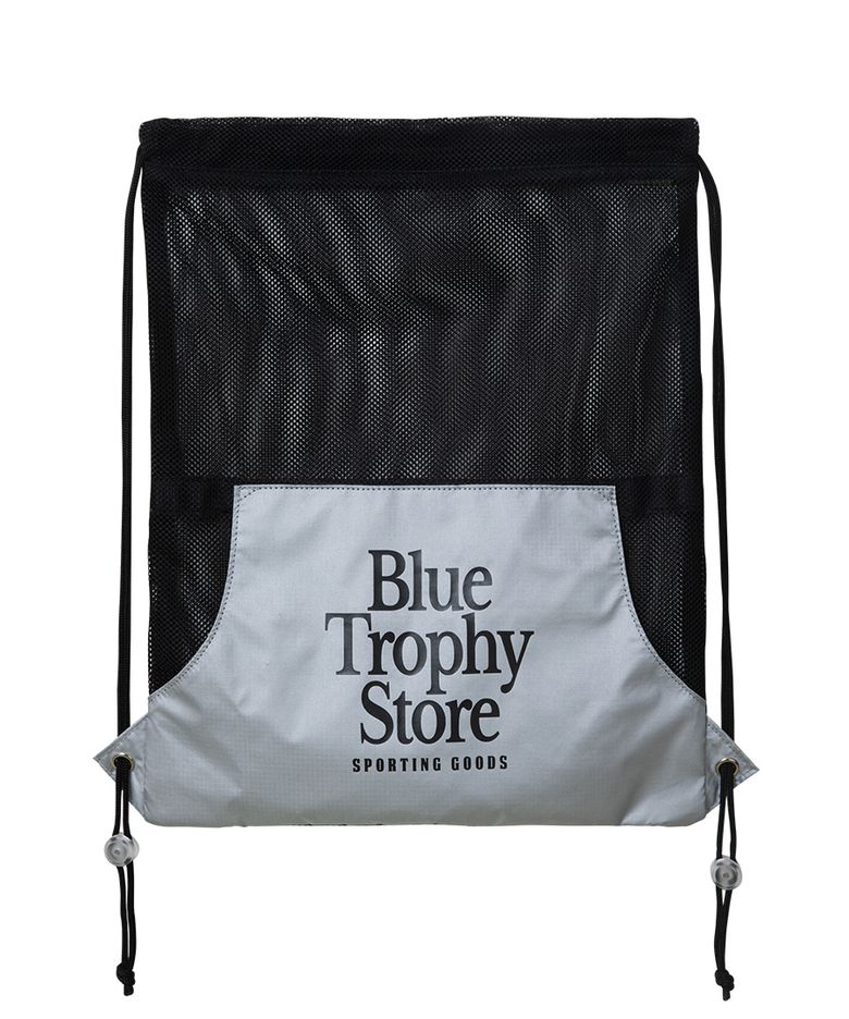 SLIVER MESH GYM SACK BLAK