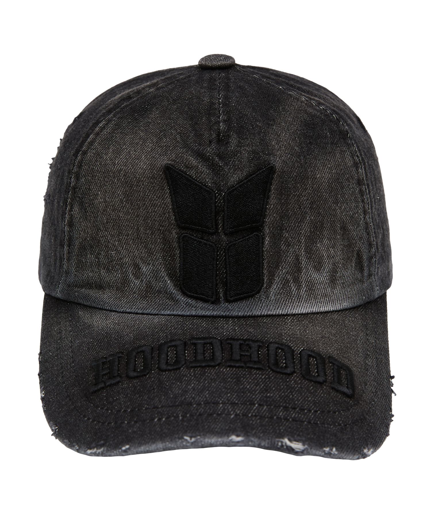 ●HOODHOOD● Washed Destroyed Denim Ball Cap Black HDBD01AC0 81CasRJmw3L._AC_SY350_QL65_.jpg