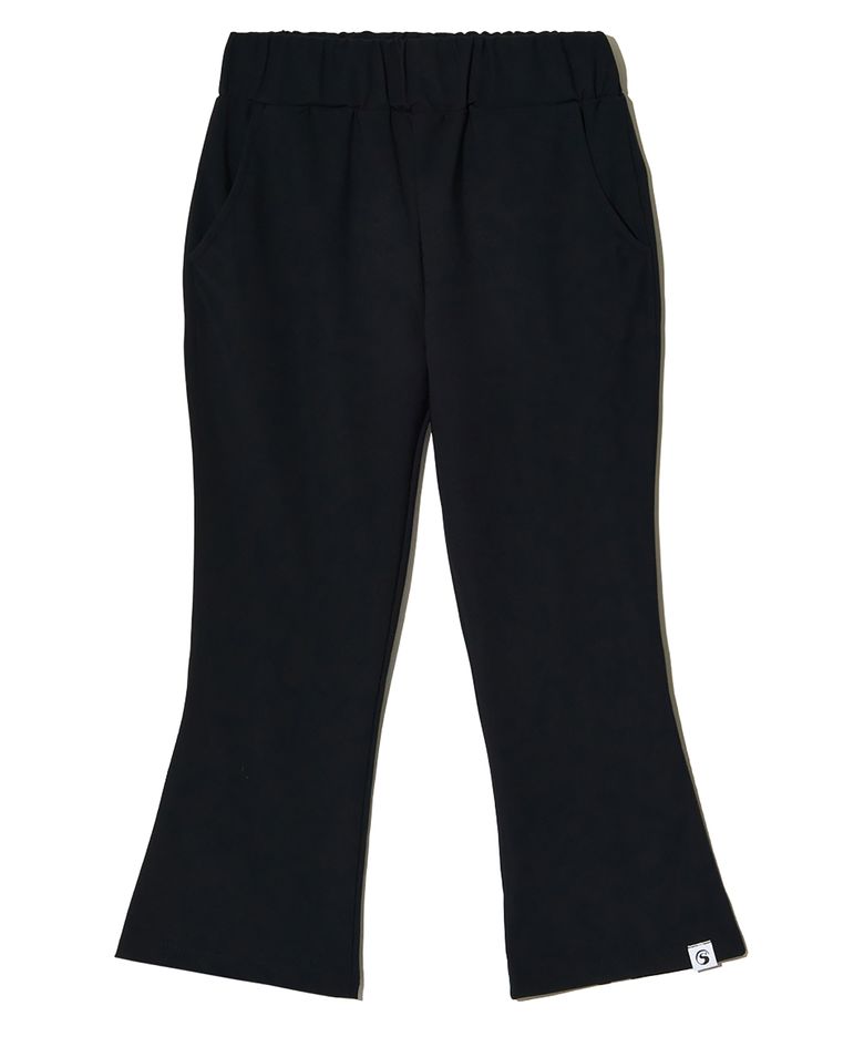 TS RIBBON ZIP PANTS (BLACK)