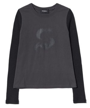 TS METAL KNIT LS (CHARCOAL)