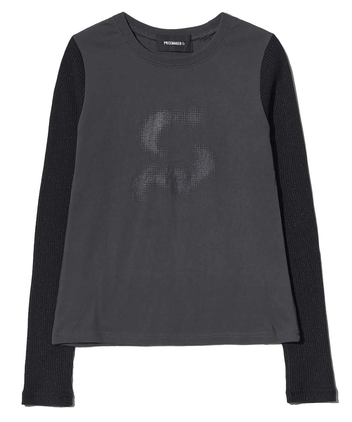 피스메이커(PIECE MAKER) TS METAL KNIT LS (CHARCOAL)
