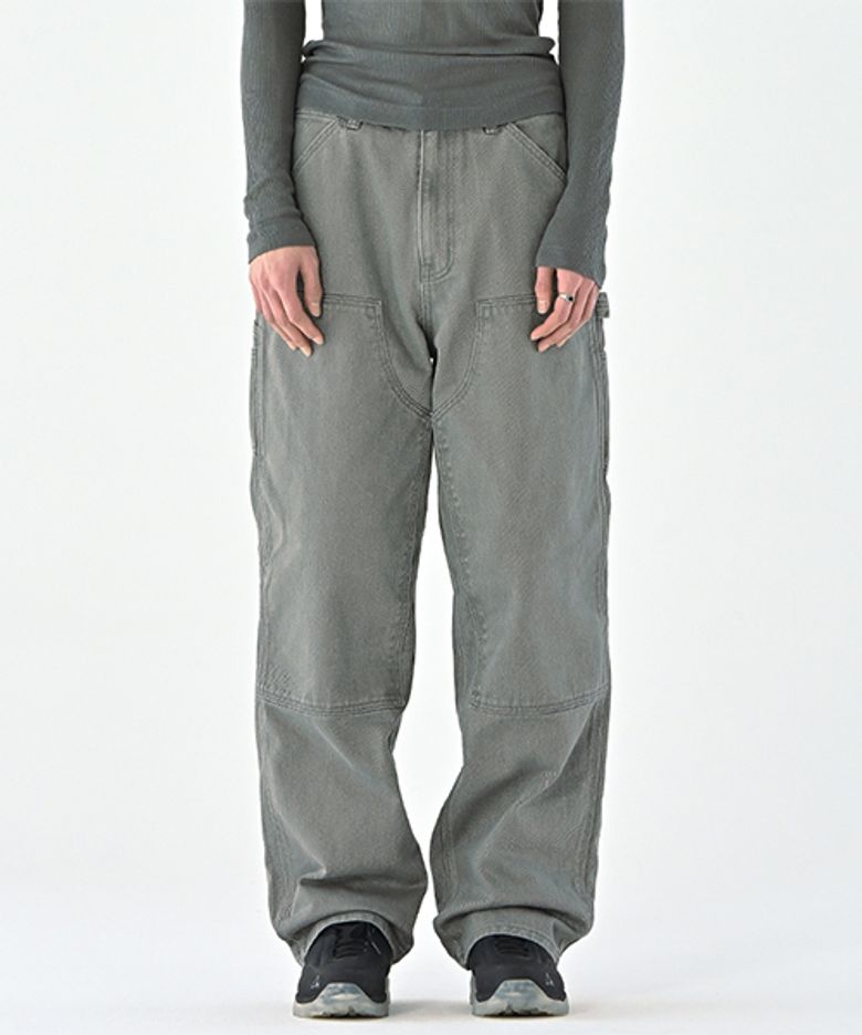 DP663GR 더블니 카펜터 팬츠 (Grey)