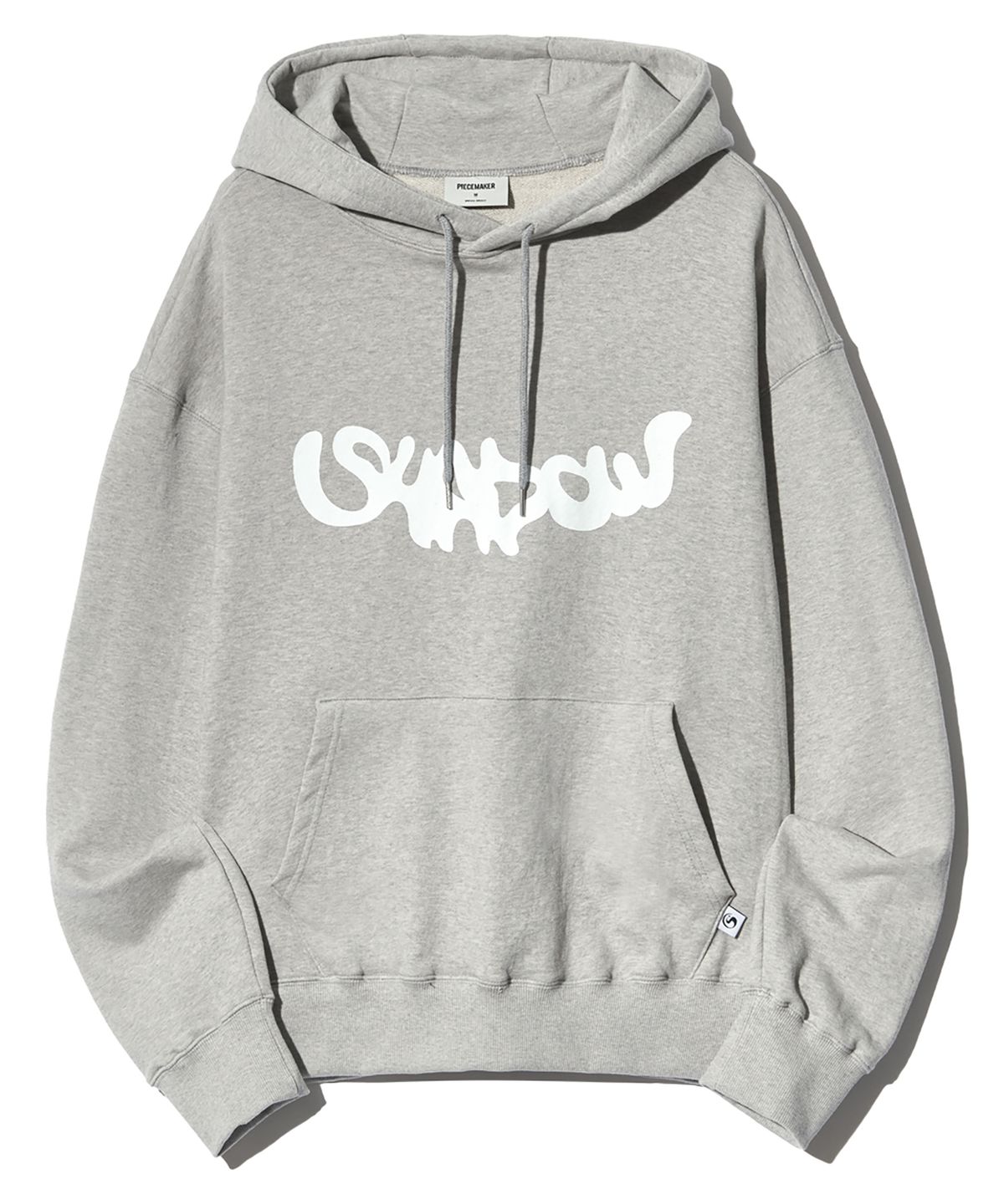 피스메이커(PIECE MAKER) TS LOGO HOODIE (GREY)
