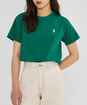 우먼스 스몰라쿠 베이직 티셔츠(그린)