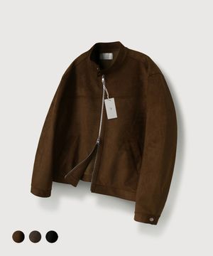 비건 스웨이드 바이커 자켓_3Color