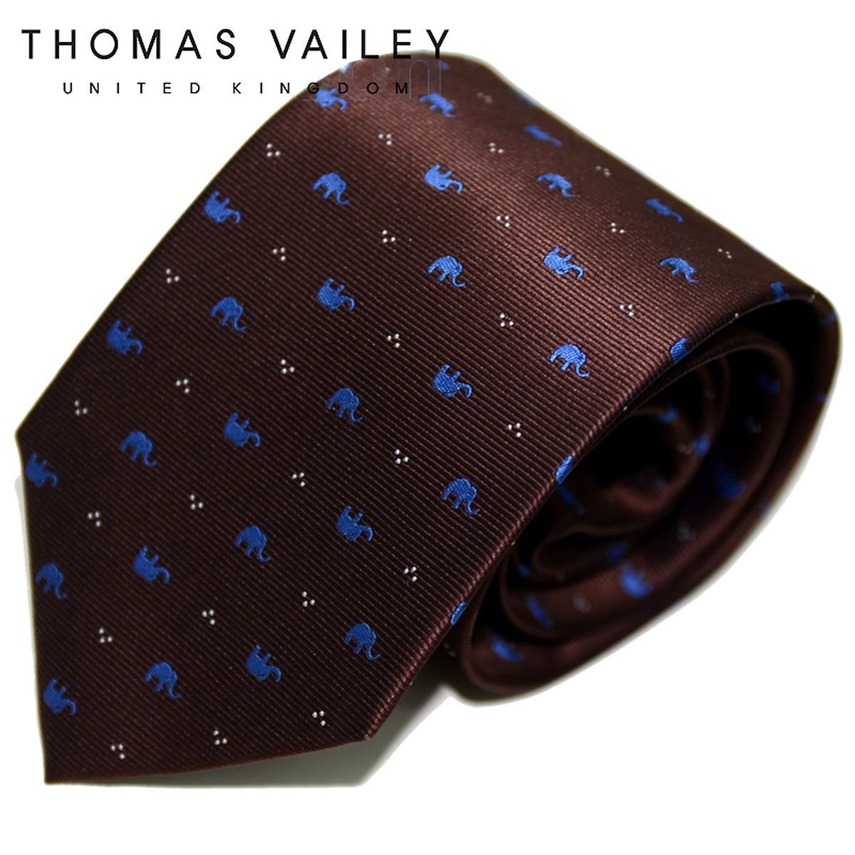 토마스 베일리(THOMAS VAILEY) 패션넥타이-잠보 브라운 8cm