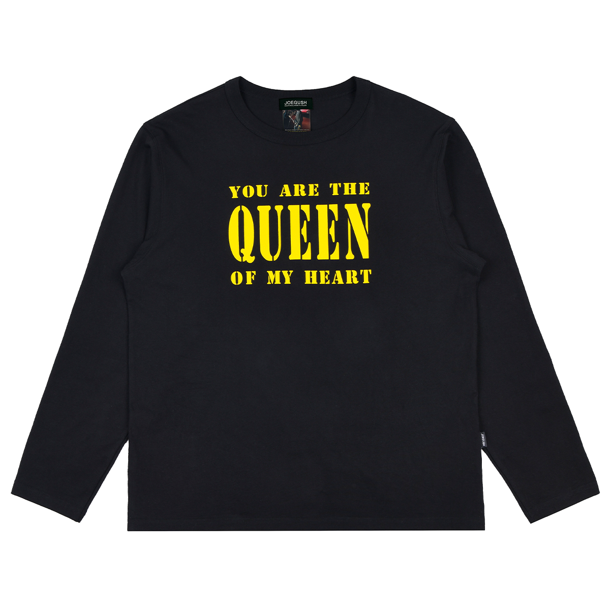 조거쉬(JOEGUSH) Queen Lyrics L/S (Black)