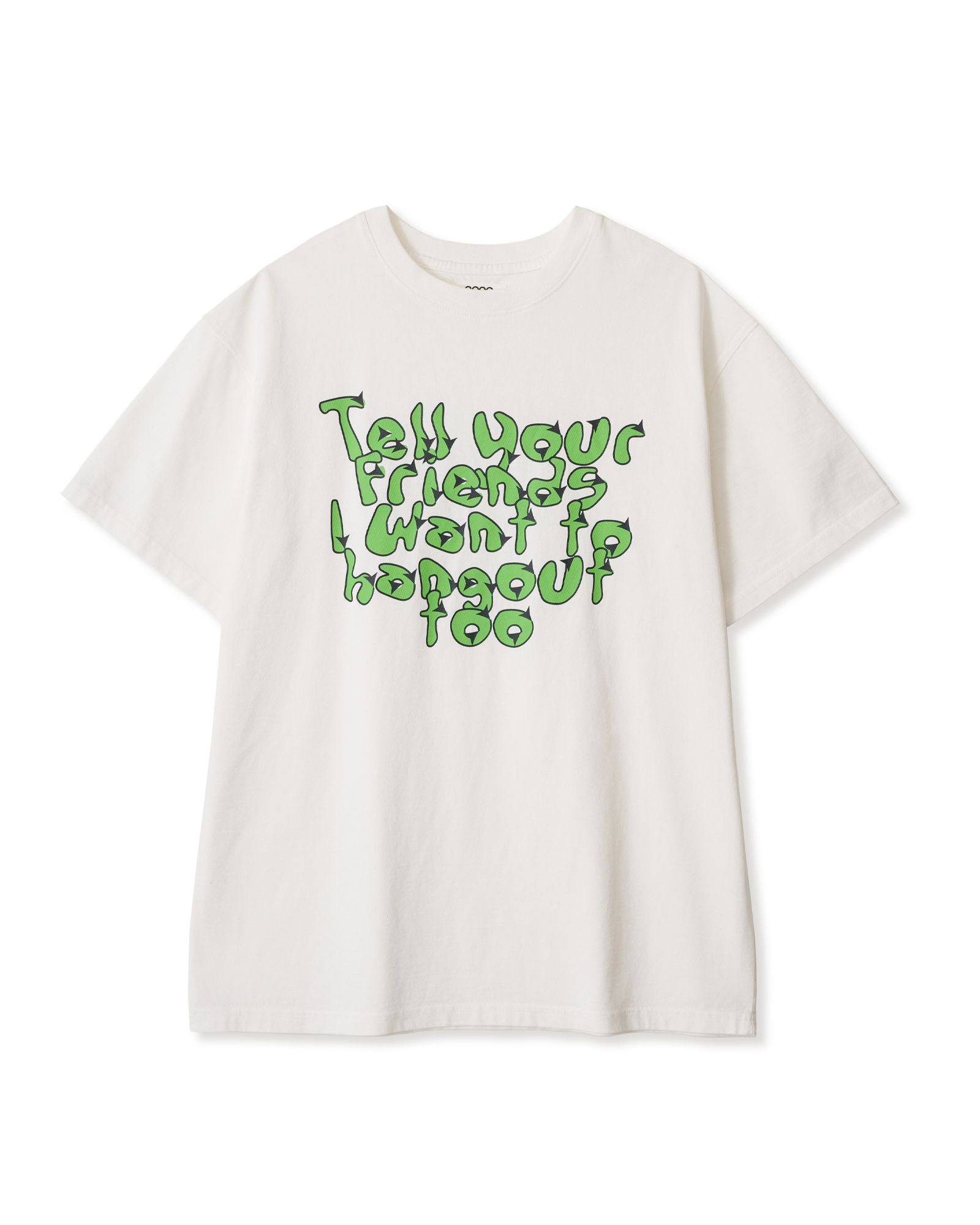 MUSINSA AEAE MAKING FRIENDS T-SHIRTS [WHITE]