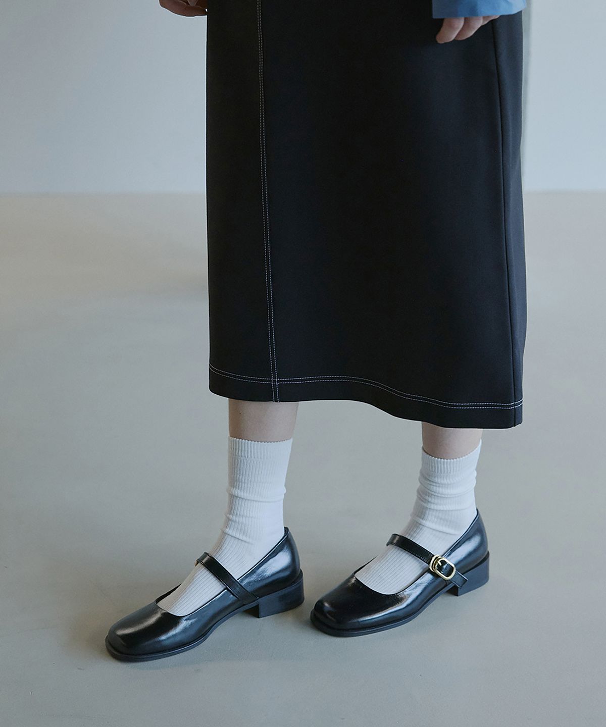 트레텐(TRETEN) Square toe Maryjane Loafers