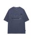 ODSD 피그먼트 데미지 티셔츠 - NAVY