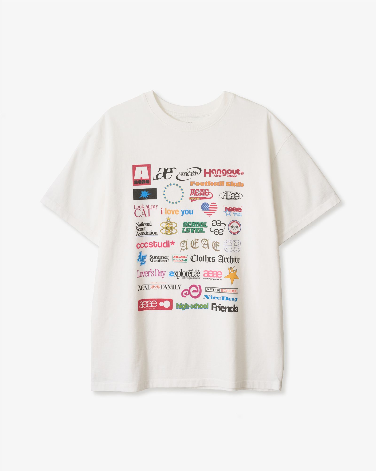 aeae tシャツ白