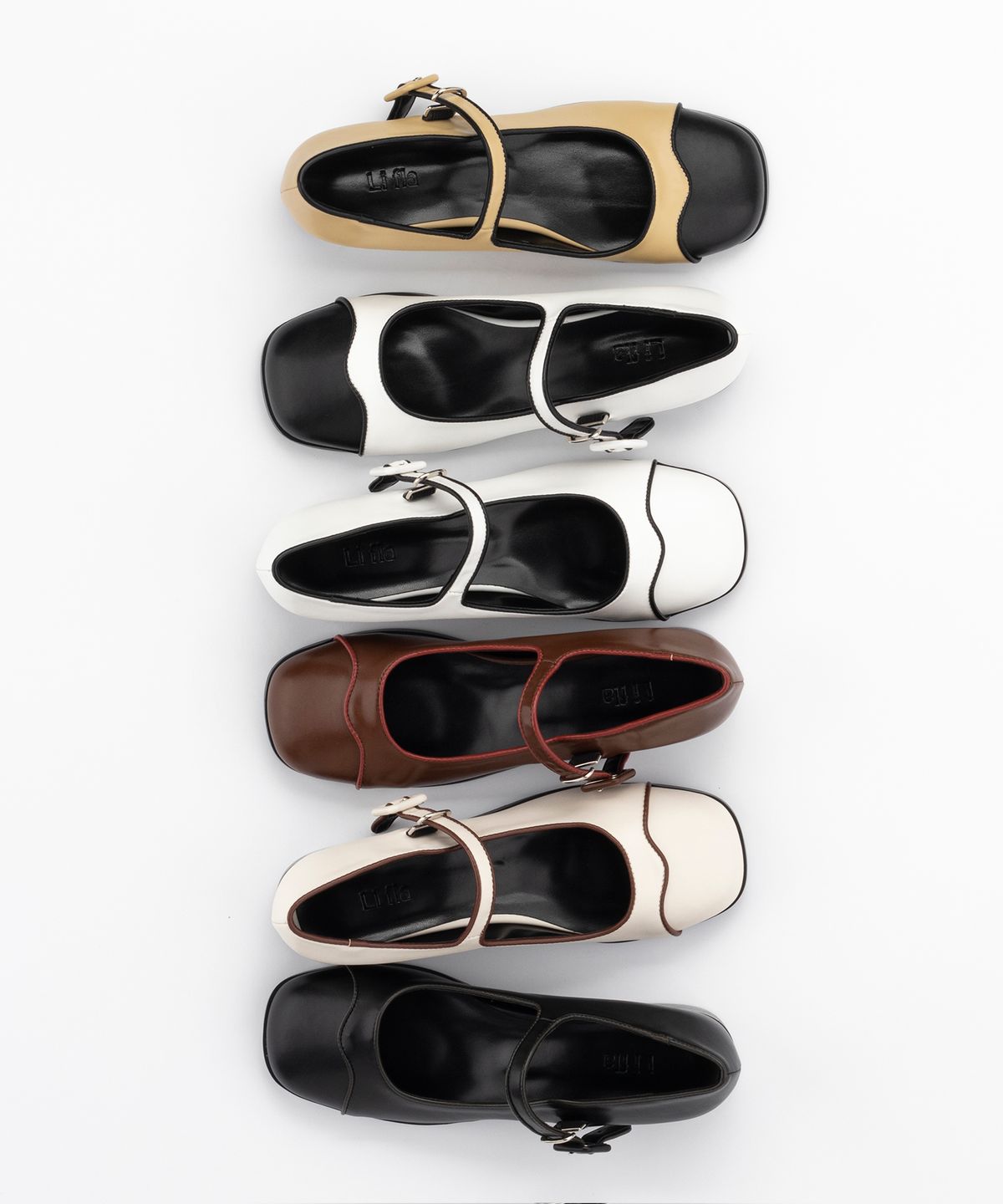 프리플라(FRI FLA) A8123 Wave maryjane flat _ 6colors