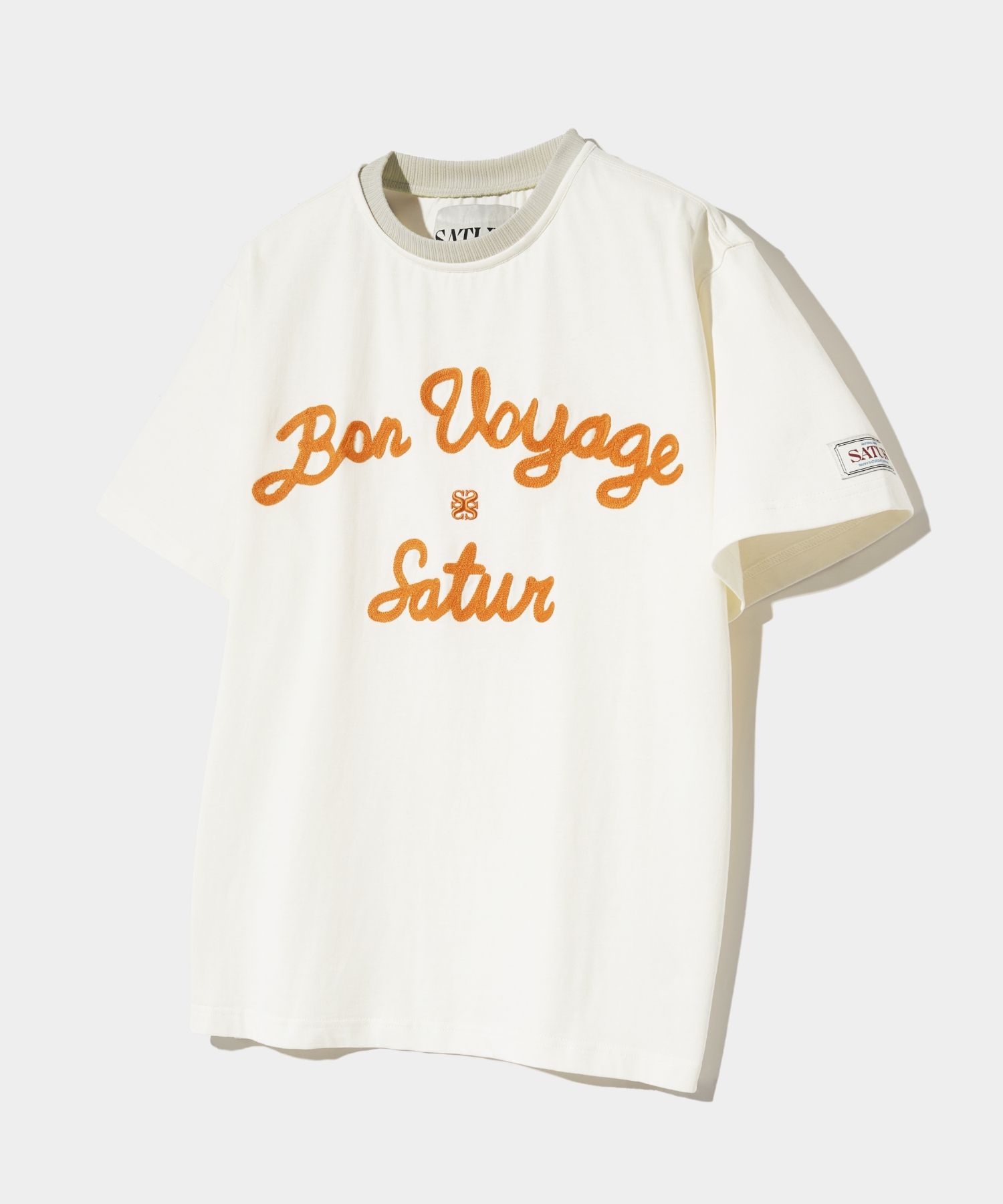 ◆SATUR◆ Setter logo embroidered voyage short sleeve t-shir MUSINSA | SATUR Setter logo embroidered voyage short sleeve
