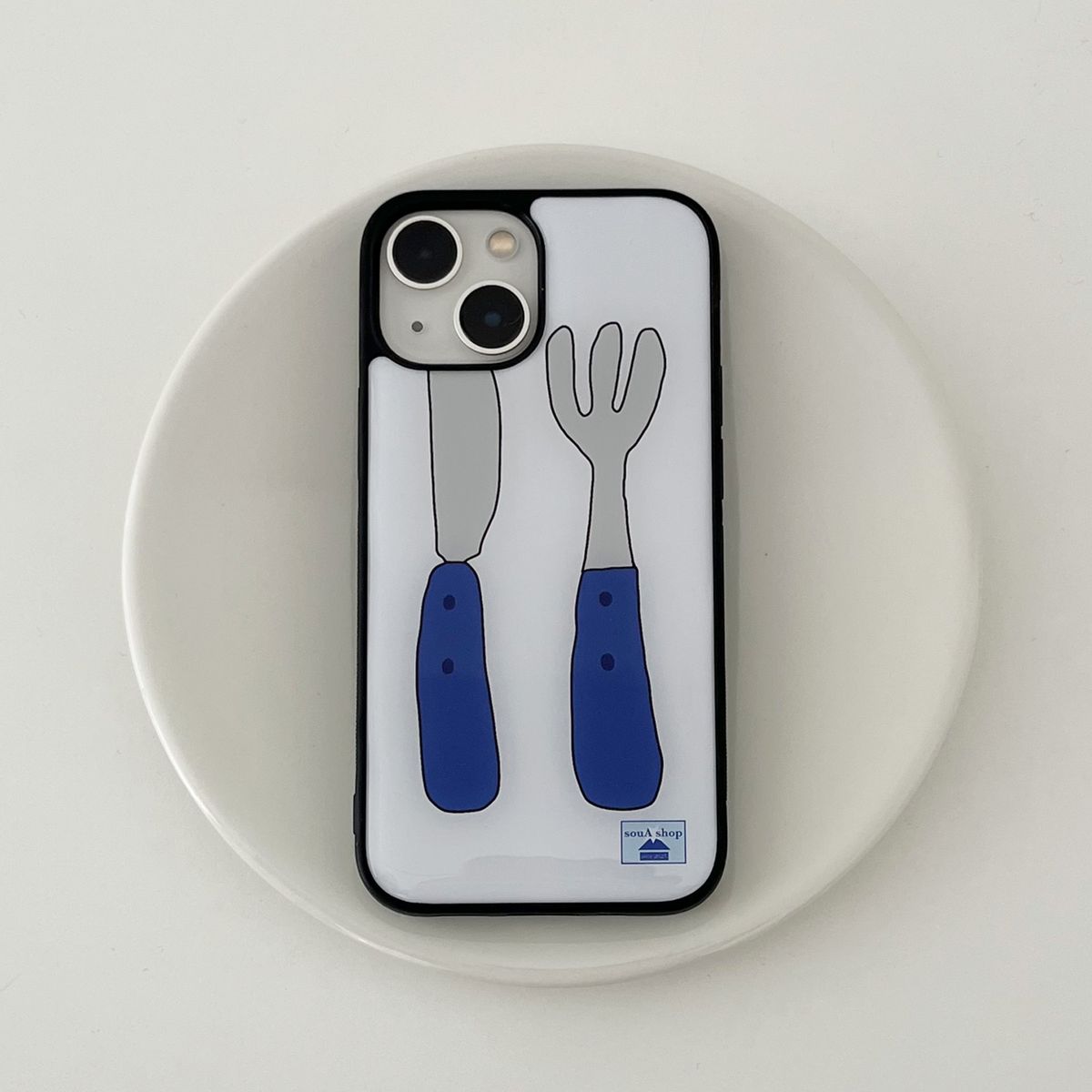 소우에이(SOUA) fork knife case 에폭시 범퍼케이스 [글로시/맥세이프]
