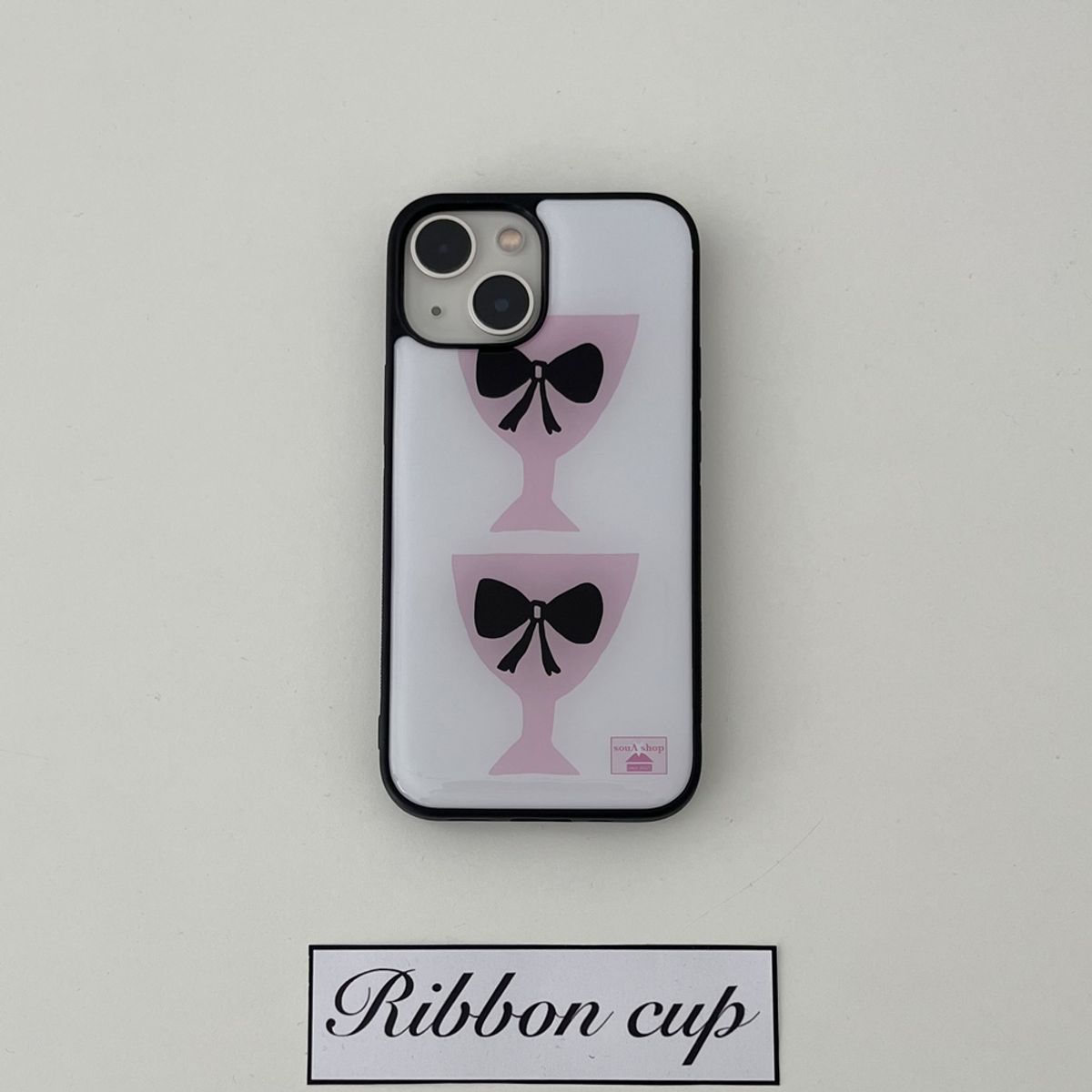 소우에이(SOUA) ribbon cup case 에폭시 범퍼케이스 [글로시/맥세이프]