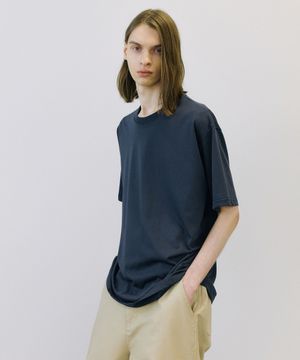 Supima premium 1/2 T-shirt (navy)