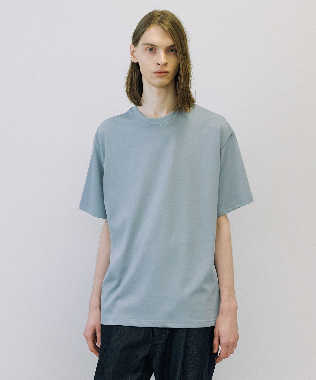 엔도어(ENDOOR) Supima premium 1/2 T-shirt (blue)