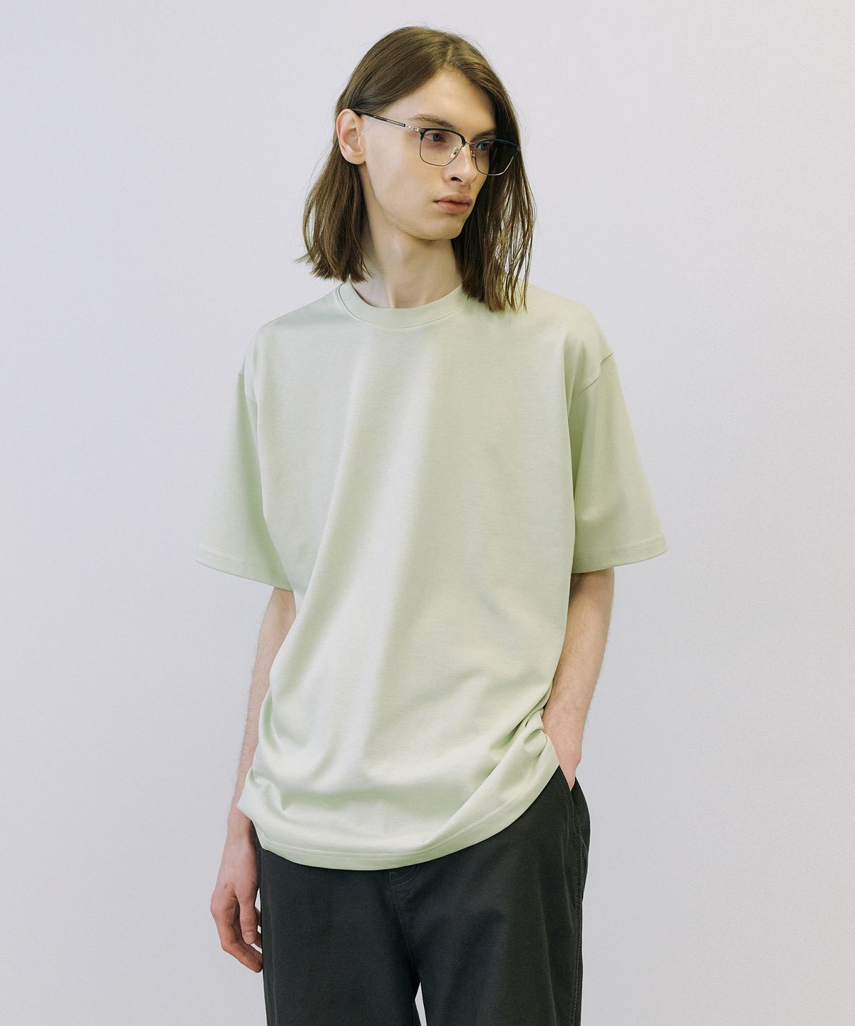엔도어(ENDOOR) Supima premium 1/2 T-shirt (lime)