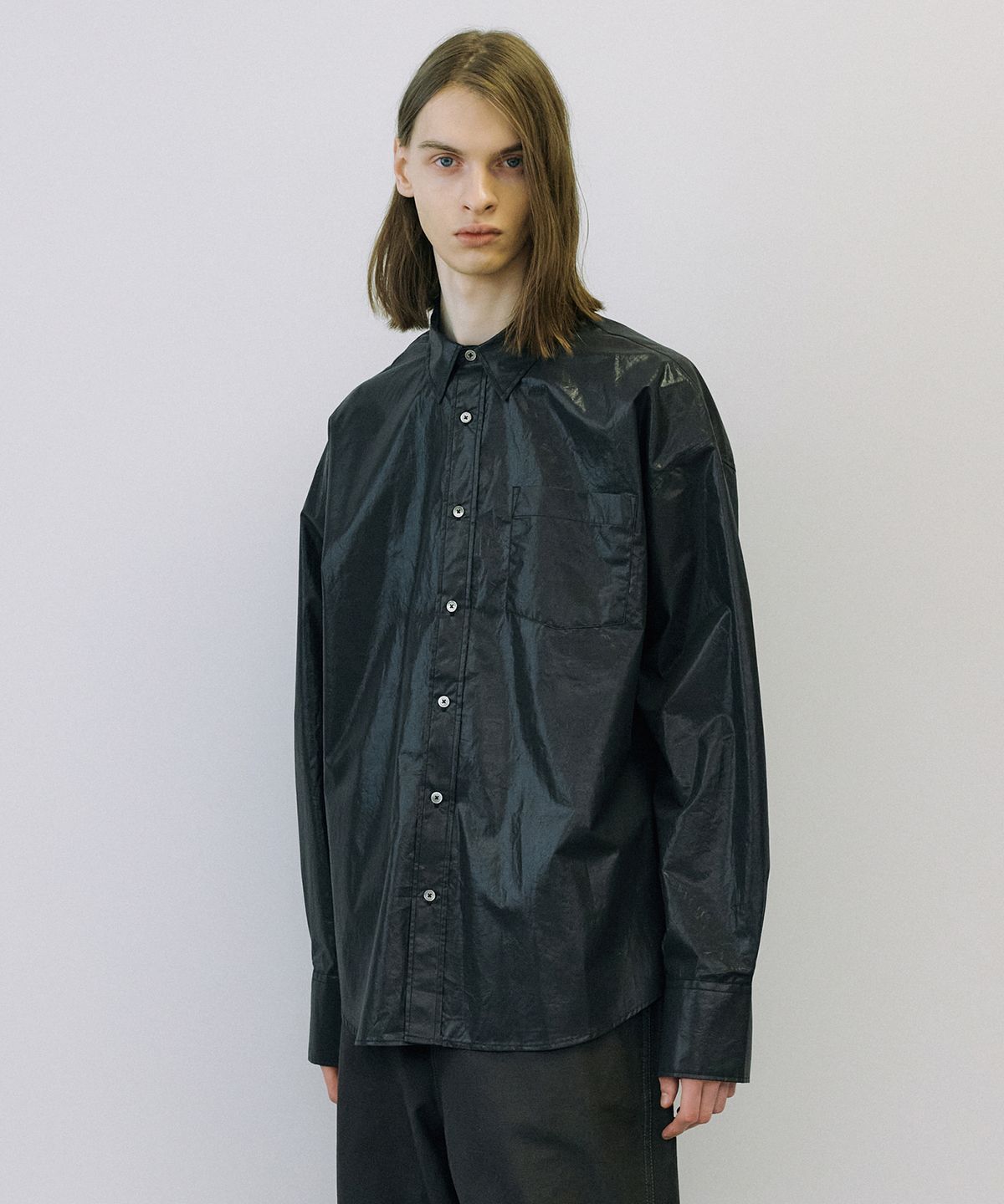 엔도어(ENDOOR) Over coating shirt (black)