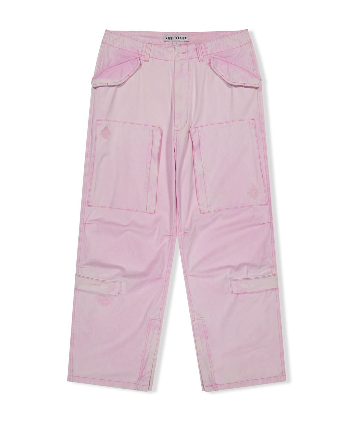 예스아이씨(YESEYESEE) Bleached Aviator Pants Baby Pink