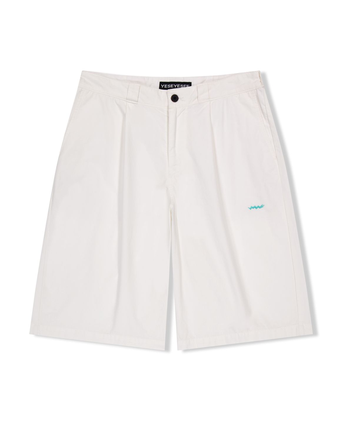 예스아이씨(YESEYESEE) SN-Wide Shorts White