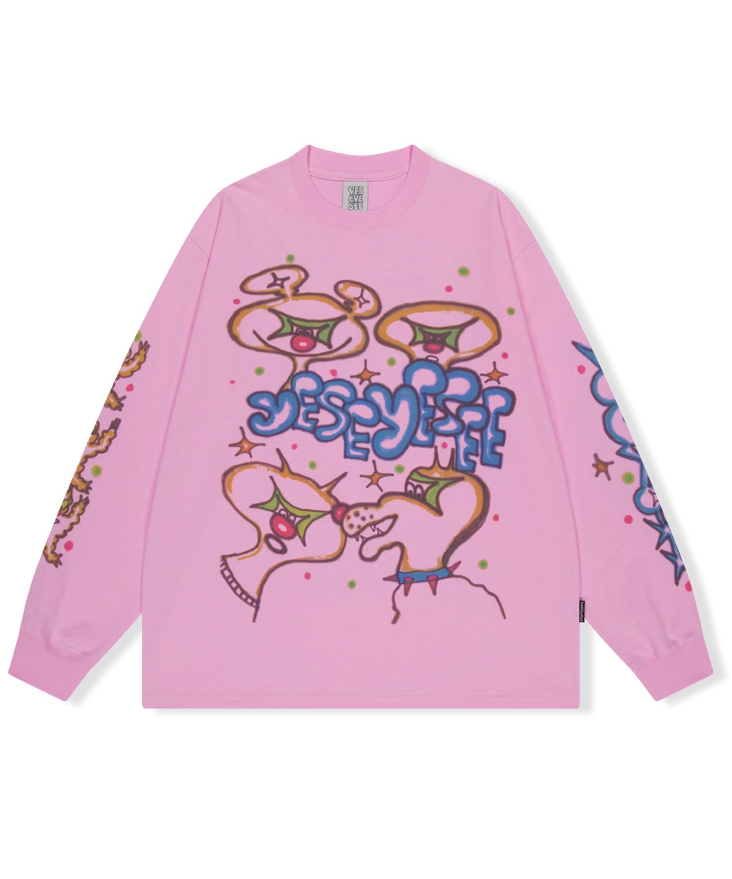 Tシャツ・カットソー YESEYESEE Tulrexx Air Brushed L/S 4KS516 MUSINSA | YESEYESEE Tulrexx Air Brushed L/S Pink