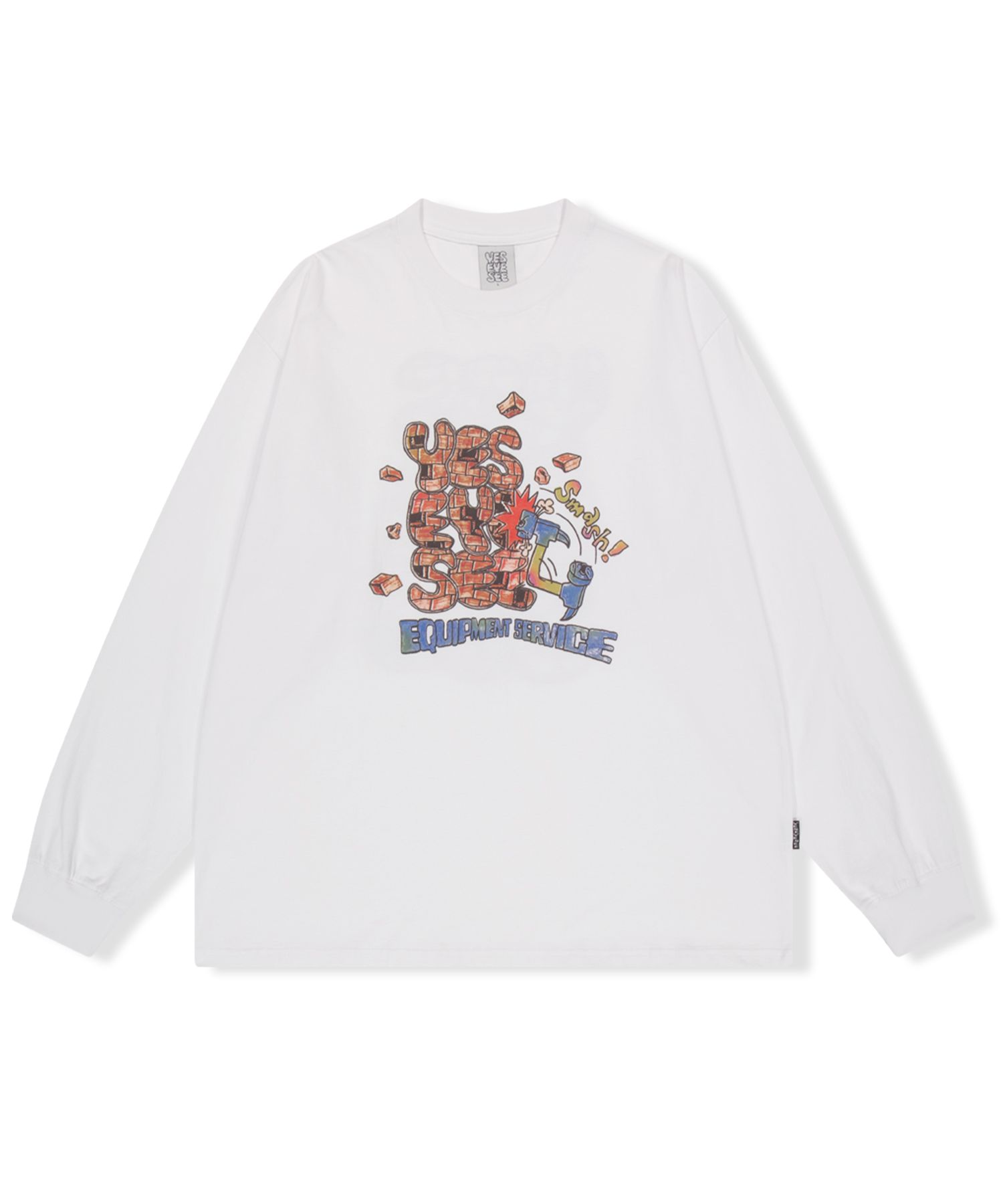 【YESEYESEE】Broken Brick L/S Black yeseyesee® :: Broken Brick L/S Black