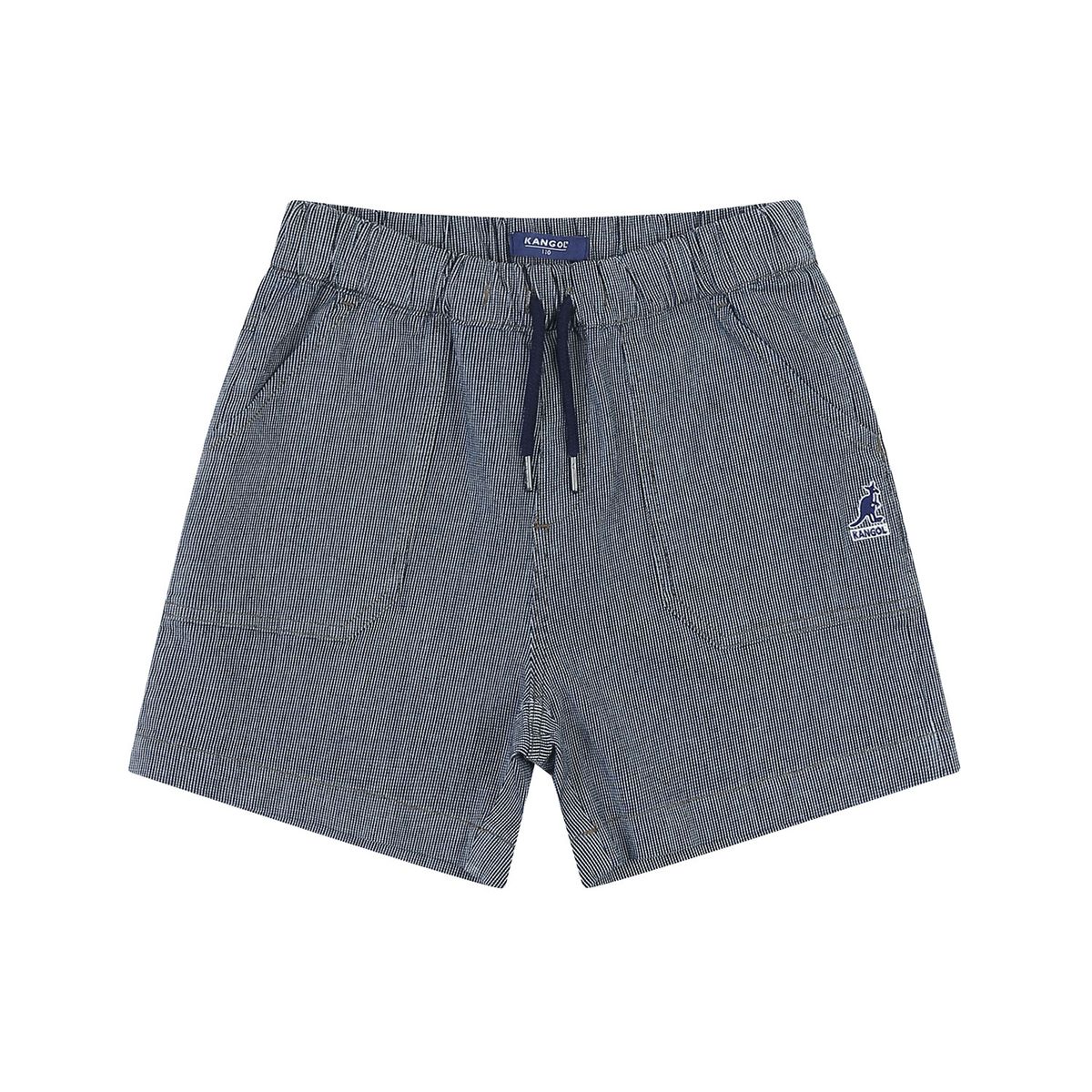 캉골키즈(KANGOL KIDS) 블루 스트라이프 숏츠 QB 0411 다크 블루/AQBCPT04110DB
