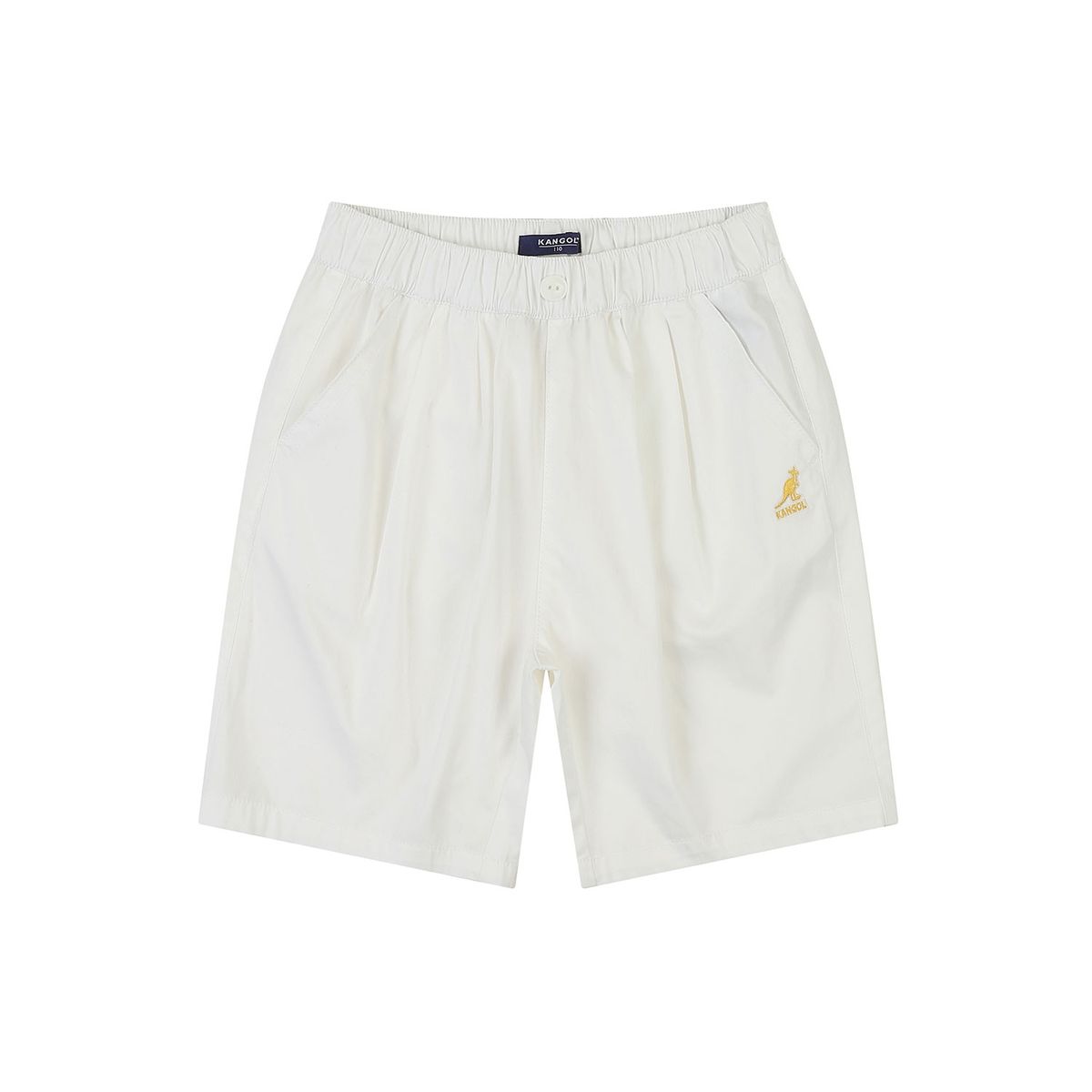 캉골키즈(KANGOL KIDS) CN 스판 투턱 숏츠 QB 0413 오프 화이트/AQBCPT04130OW