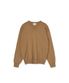 Cotton V-Neck Knit (Camel)