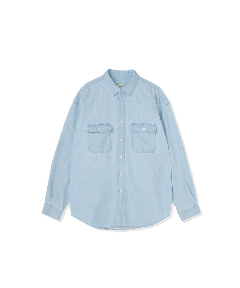 Woody Denim Shirt (Light Blue)