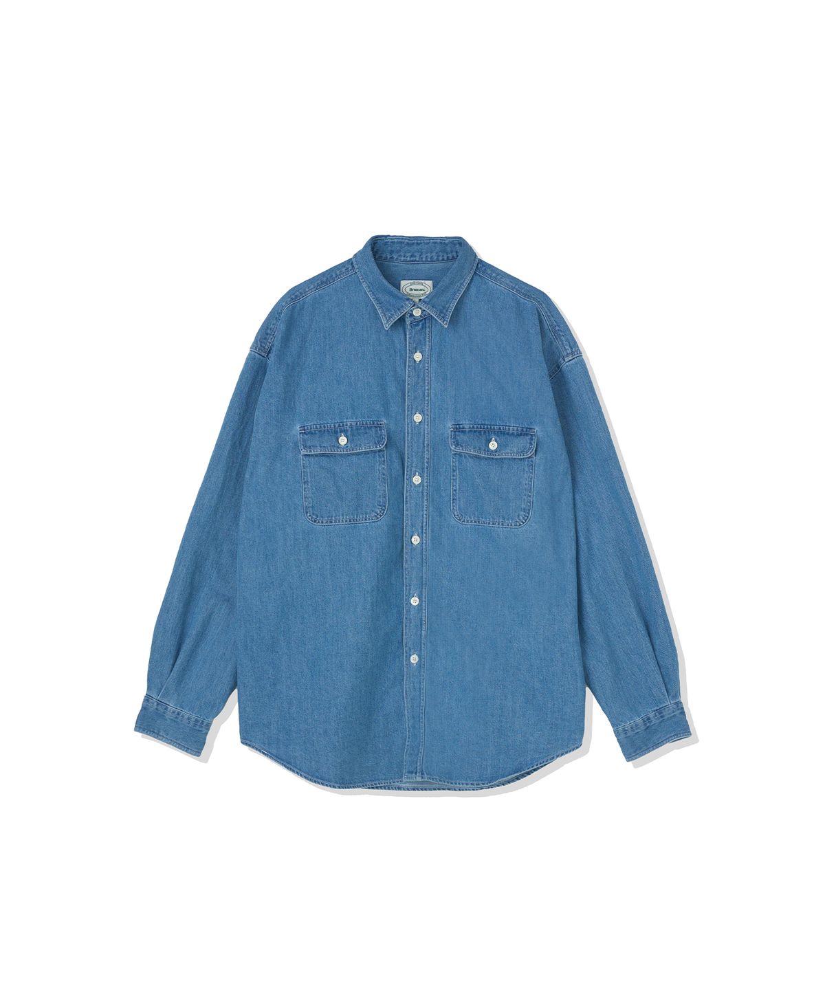 브루먼(BRUMAN) Woody Denim Shirt (Medium Blue)