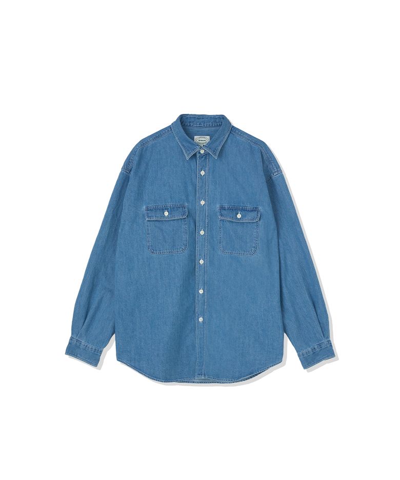 Woody Denim Shirt (Medium Blue)