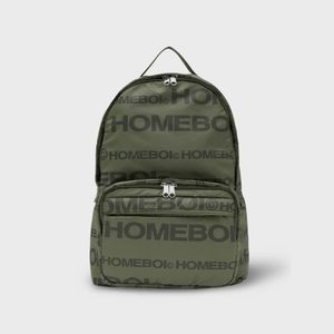 logo backpack (로고백팩) - satin khaki