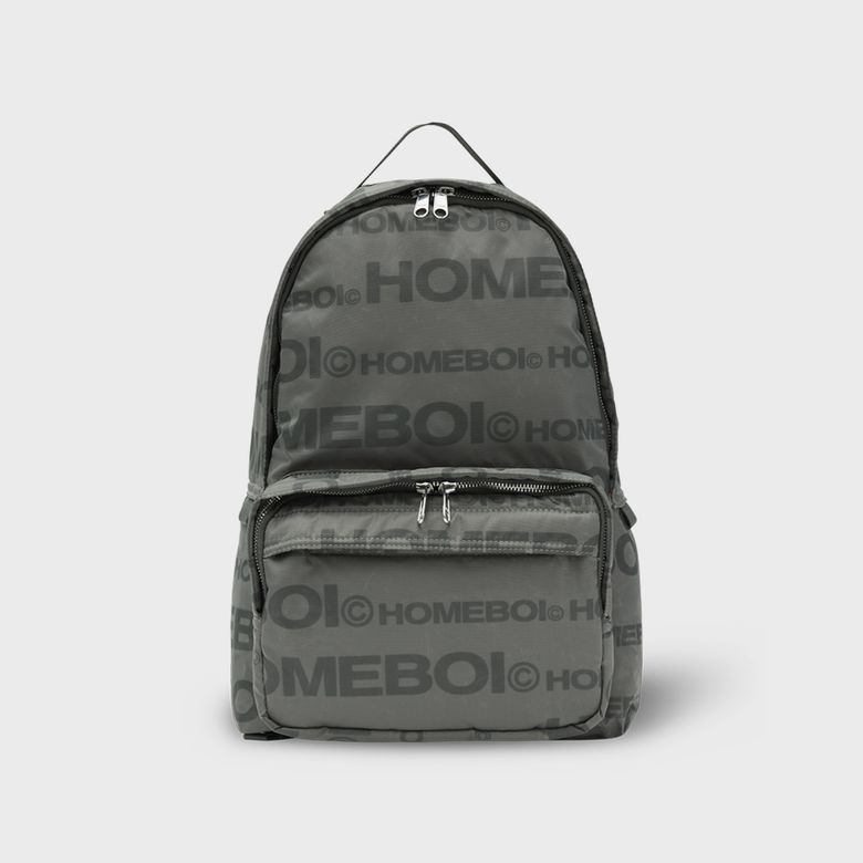 logo backpack (로고백팩) - satin gray
