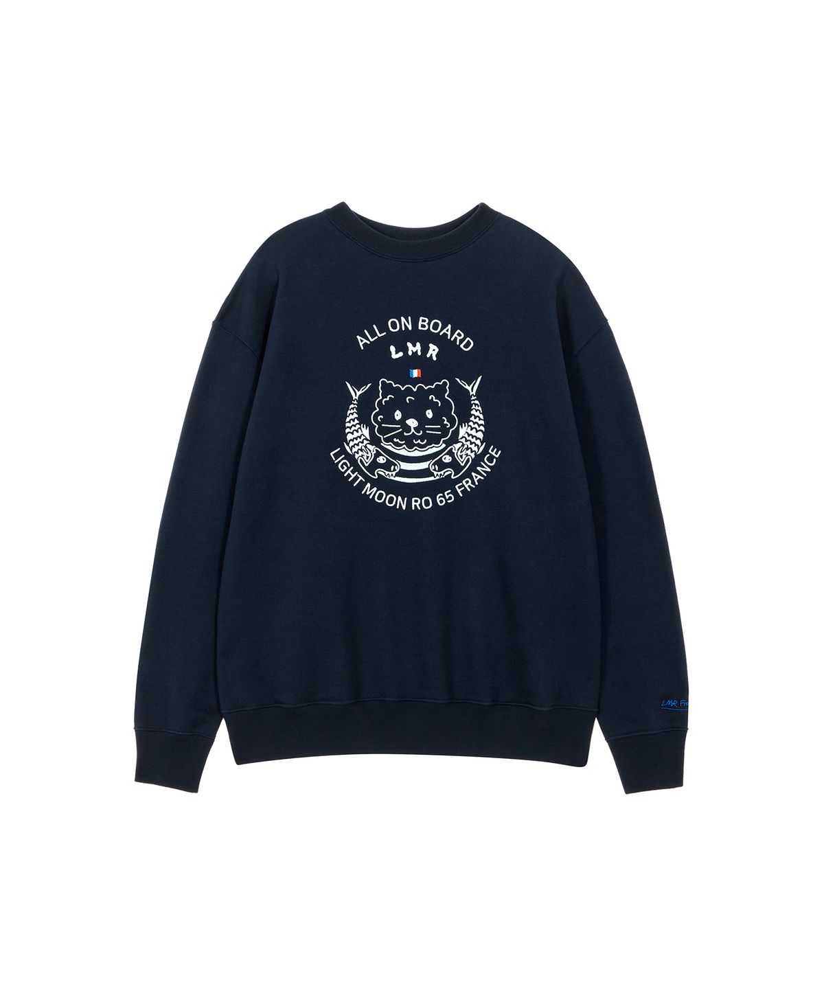 엘엠알(LMR) 프렌치 마린 아트웍 스웻셔츠 NAVY