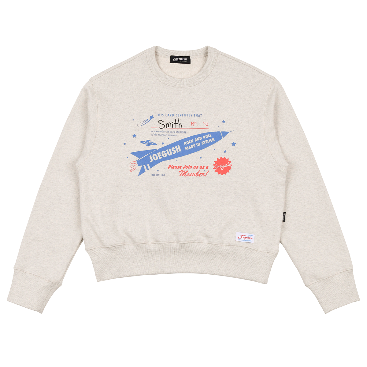조거쉬(JOEGUSH) Smith No. 76 Sweatshirt (Oatmeal)