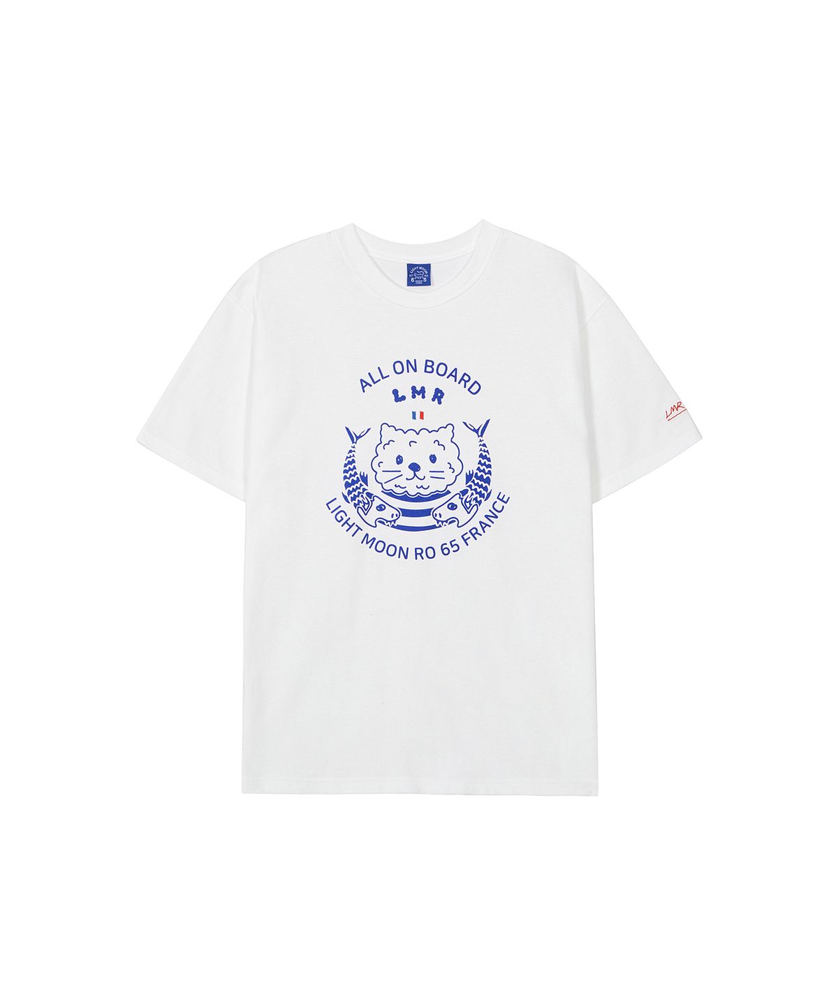 엘엠알(LMR) 프렌치 마린 아트웍 티셔츠 WHITE