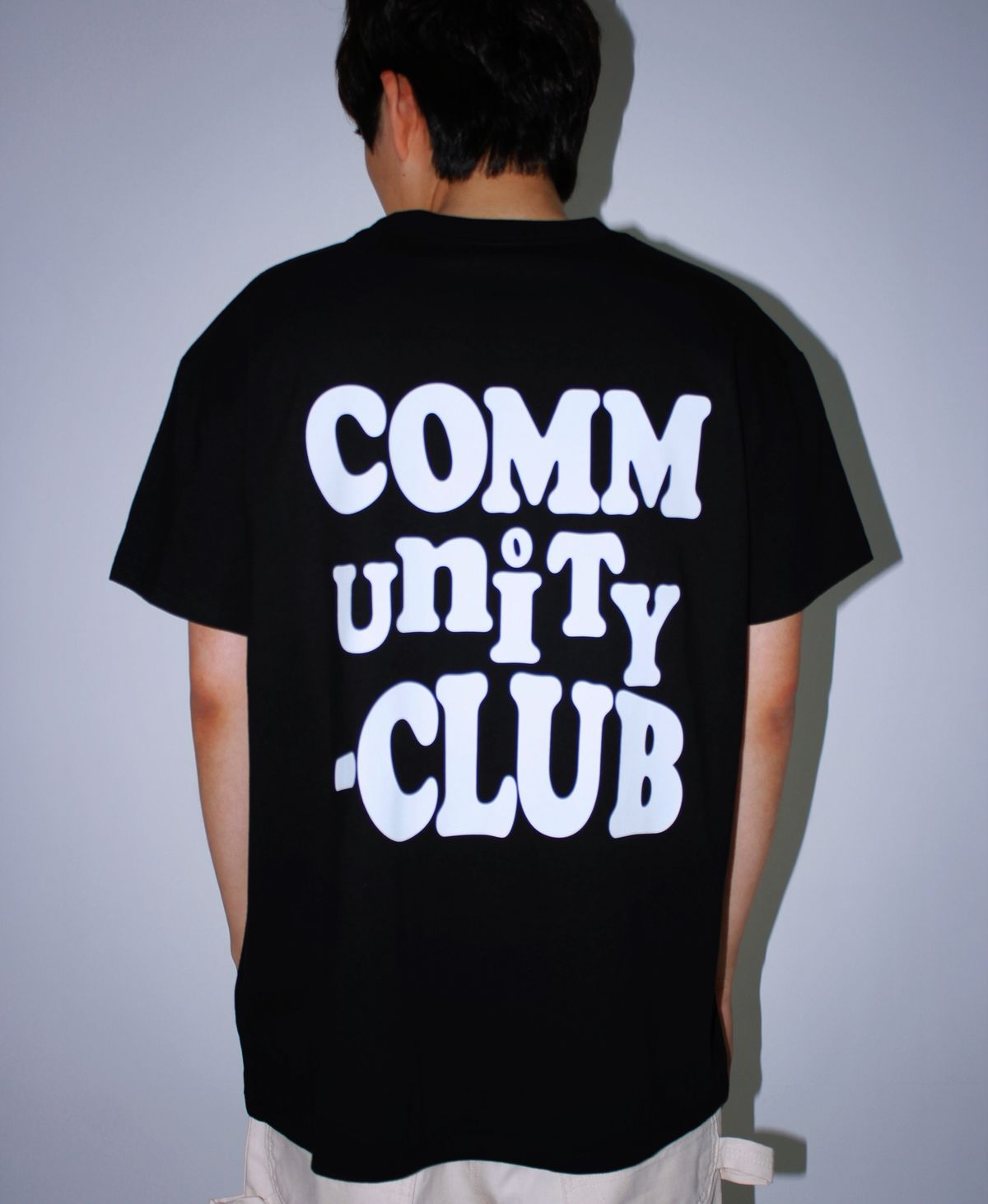 커뮤니티클럽(COMMUNITY CLUB) UNITY 로고 티셔츠 (블랙)