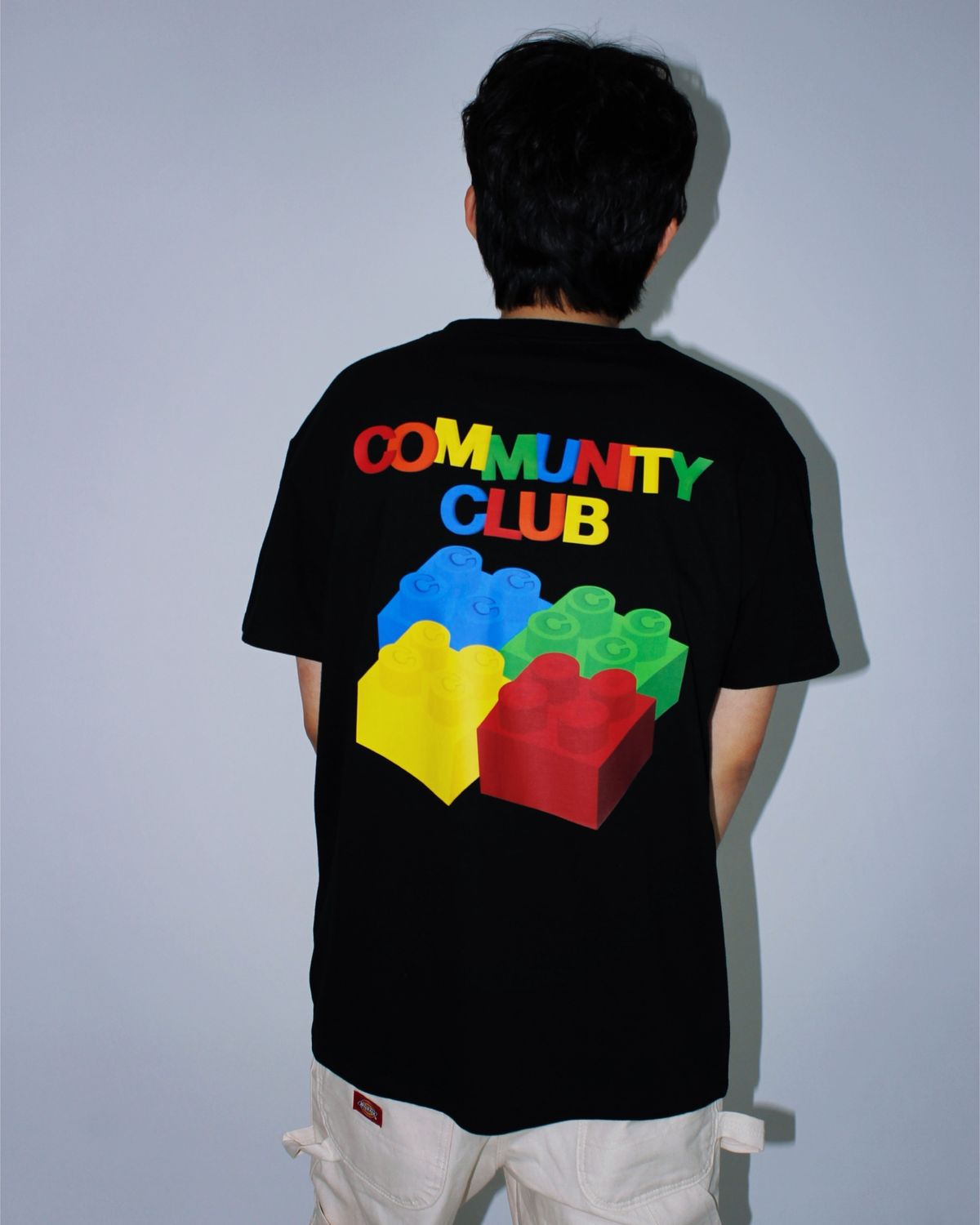 커뮤니티클럽(COMMUNITY CLUB) PLAYFUL 티셔츠 (블랙)