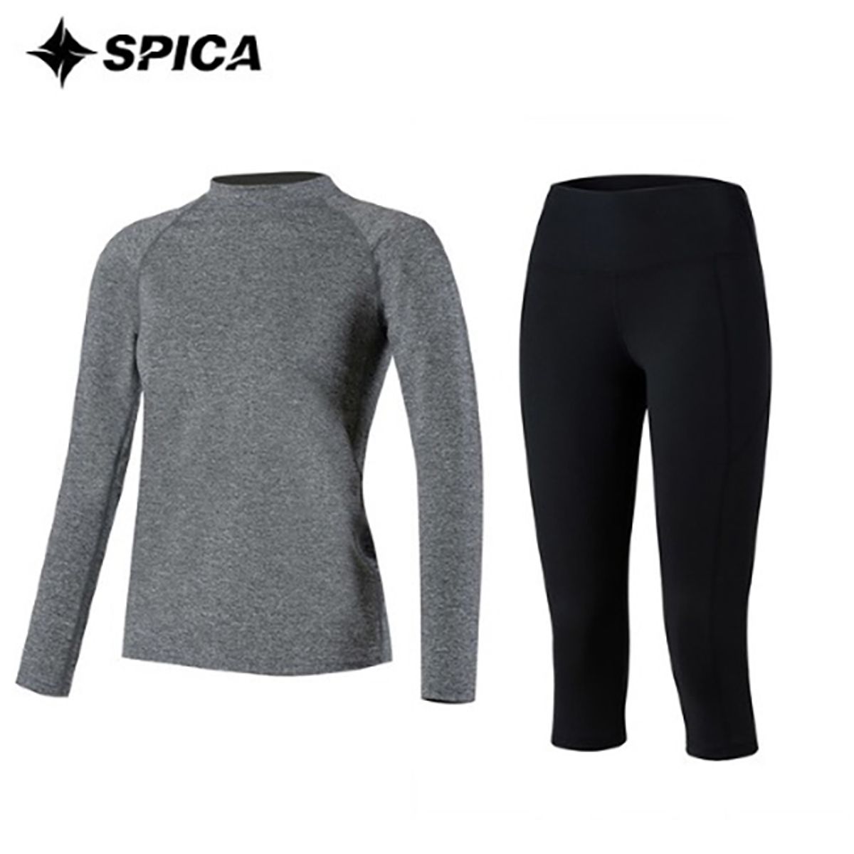 스피카(SPICA) 요가복세트 티셔츠 칠부레깅스 SPA541703