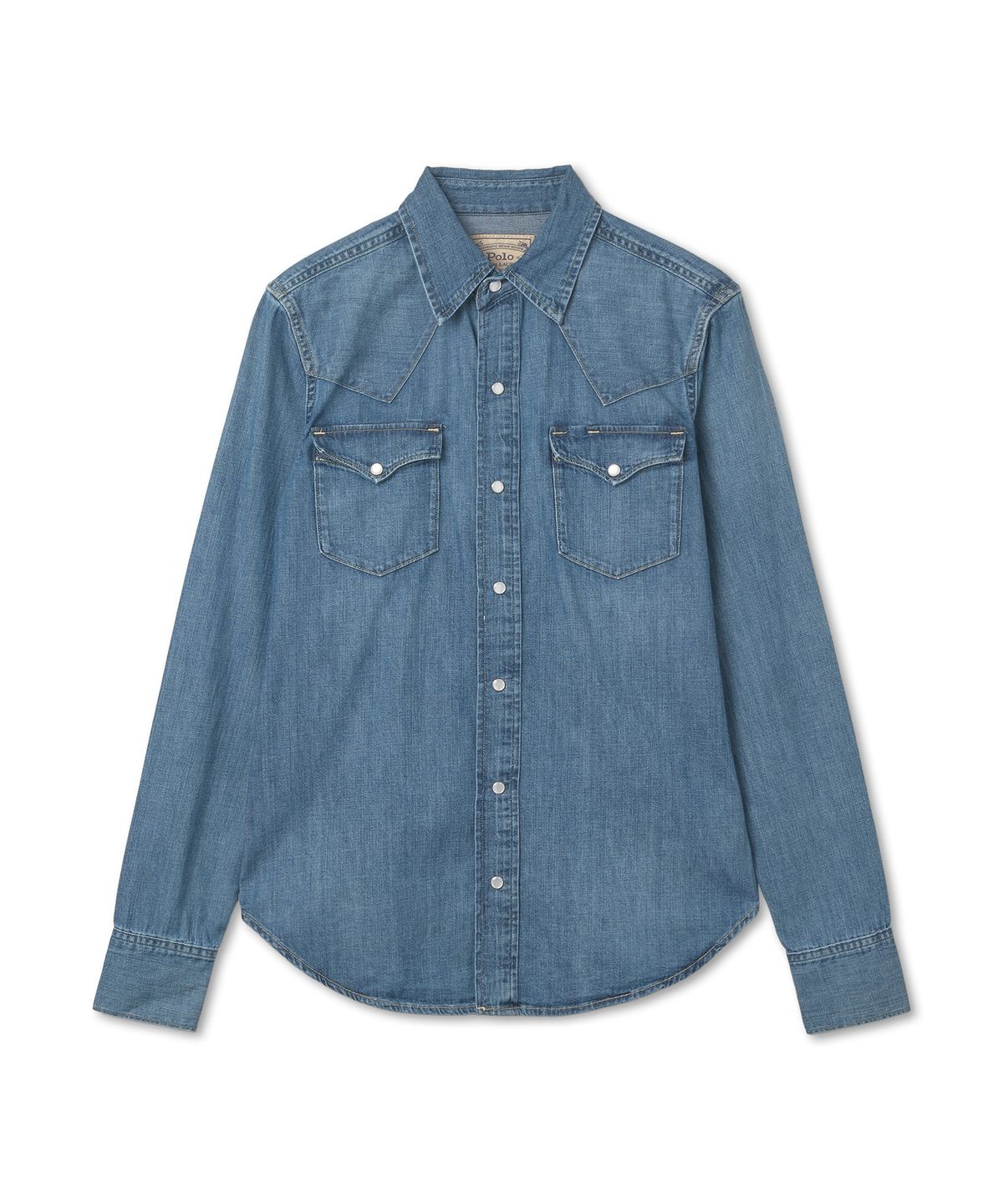 폴로 랄프 로렌(POLO RALPH LAUREN) W 데님 웨스턴 셔츠 - 블루